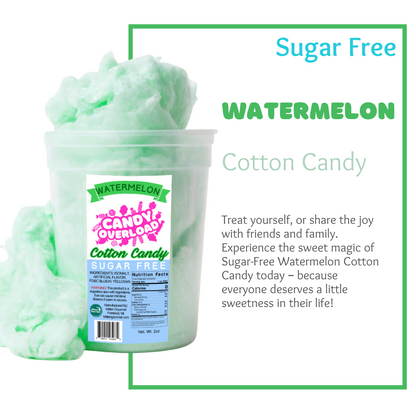 Watermelon, Candy, Cotton Candy, Watermelon Cotton Candy, Sugar Free, Sugar Free Cotton Candy