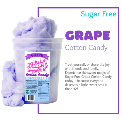 Grape, Candy, Cotton Candy, Grape Cotton Candy, Sugar Free, Sugar Free Cotton Candy