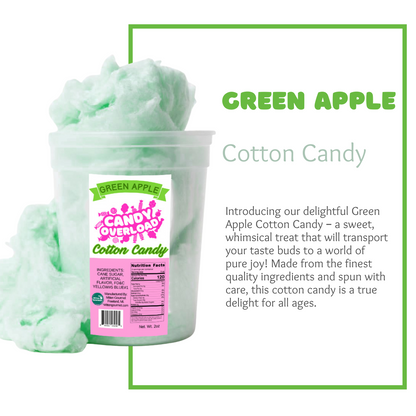 Green Apple, Candy, Cotton Candy, Green Apple Cotton Candy