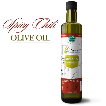 Extra Virgin Olive Oil - Spicy Chili, Cooking, Flavor Infused, Spicy Chili Olive Oil