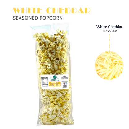 Small Batch Gourmet White Cheddar, Snack, White Cheddar Popcorn, Seasoned Popcorn, White Cheddar Flavored, Popcorn