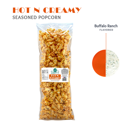 Small Batch Gourmet Buffalo Ranch, Buffalo, Ranch, Snack, Buffalo Ranch Popcorn, Seasoned Popcorn, Buffalo Ranch Flavored, Popcorn, Buffalo Popcorn, Ranch Popcorn