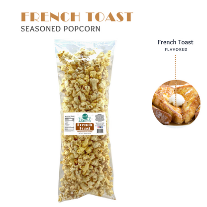 Small Batch Gourmet French Toast, Snack, French Toast Popcorn, Seasoned Popcorn, French Toast, Flavored, Popcorn, Sweet Popcorn