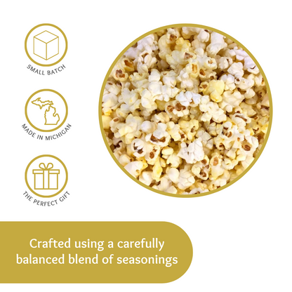 "Small Batch Gourmet Beer Cheese, Snack, Beer Cheese Popcorn, Seasoned Popcorn, Beer Cheese Flavored, Popcorn "