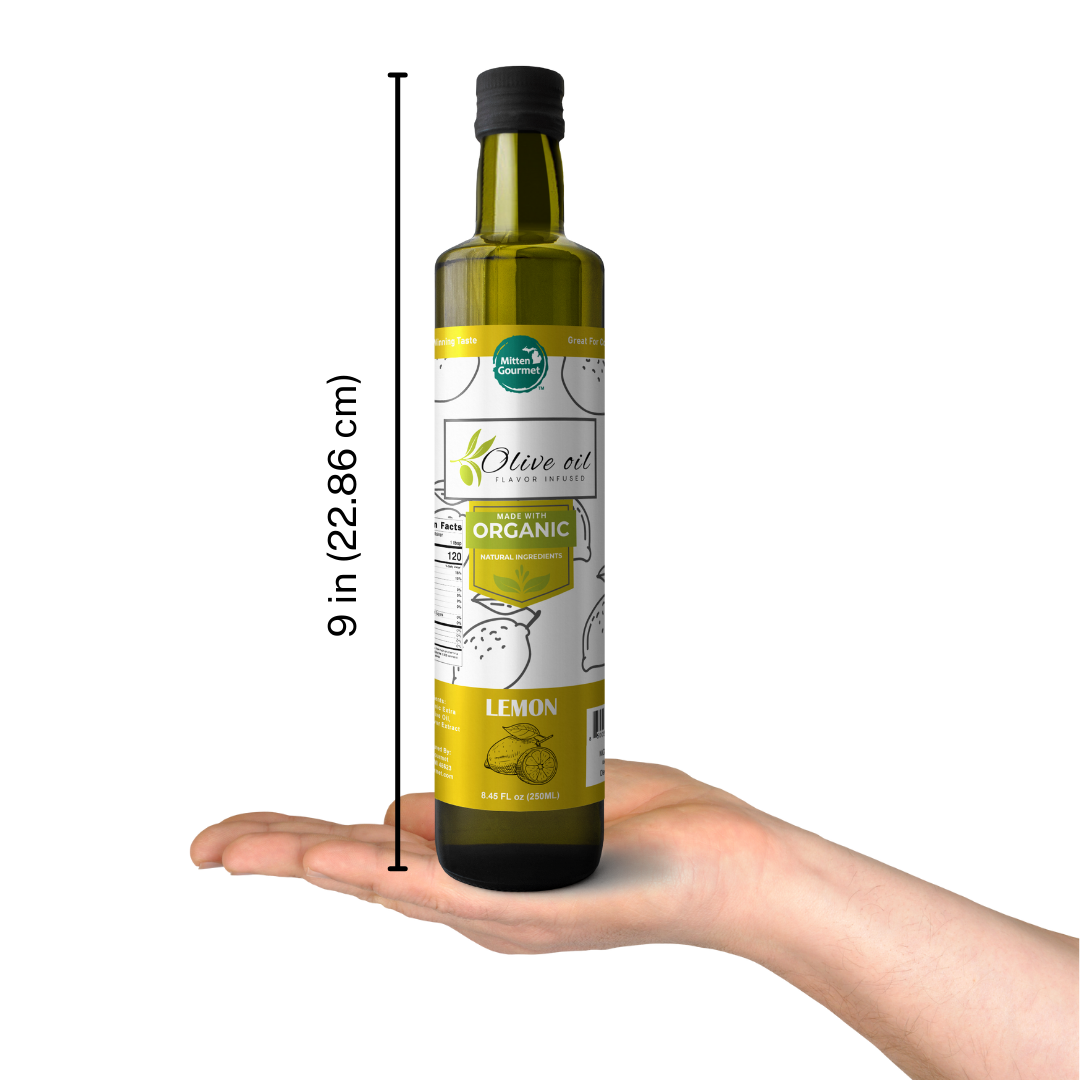 Extra Virgin Olive Oil - Lemon, Cooking, Flavor Infused, Lemon Olive Oil