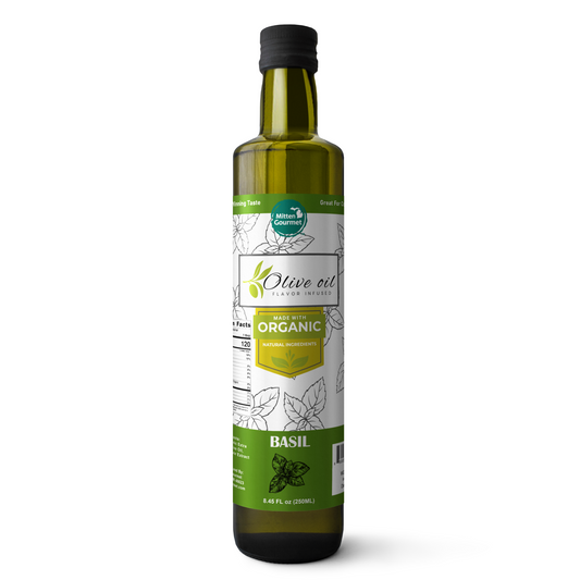 Extra Virgin Olive Oil - Basil, Cooking, Flavor Infused, Basil Olive Oil