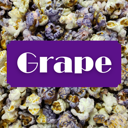 Small Batch Gourmet Candy Grape, Grape Candy Popcorn, Candy Popcorn