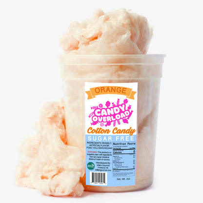 Orange, Candy, Cotton Candy, Orange Cotton Candy, Sugar Free, Sugar Free Cotton Candy