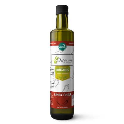 Extra Virgin Olive Oil - Spicy Chili, Cooking, Flavor Infused, Spicy Chili Olive Oil